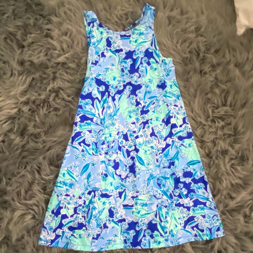 Lily Pulitzer Kristen Swing Dress Blue XXS